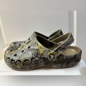 CROCS Woodland Clogs with Yellow Highlights